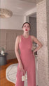 SIRINNN Sleeveless Long Cross Lace BackJumpsuits